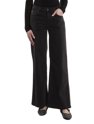 Jeansy damskie UXX045 DS060 Czarny