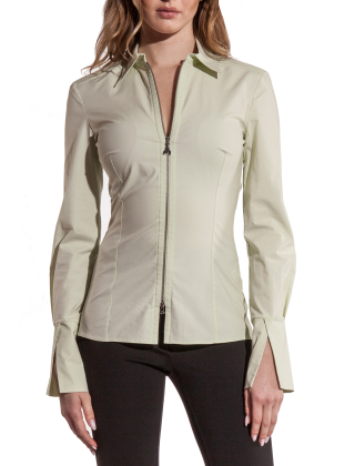 Koszula damska 8C0764 A1VX Zielony