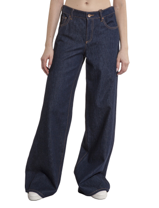 Jeansy damskie XW001184 AF14699 Granatowy