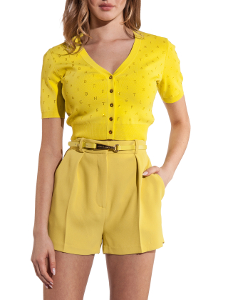 Sweter damski MK04B42EF, Zielony