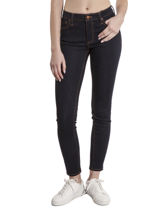 Jeansy damskie 8NYJ69 YWWWZ Granatowy