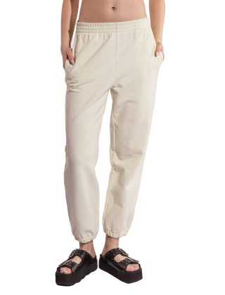 Spodnie damskie 8P0687 J079 Beżowy