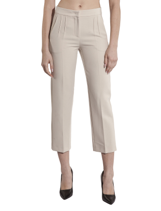 Spodnie damskie 8P0700 A533 Beżowy