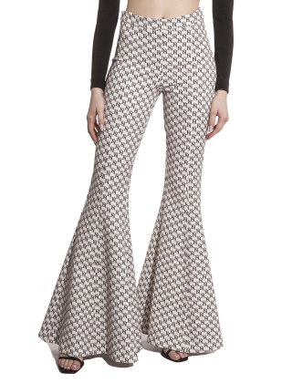 Spodnie damskie PA01941E2 Kremowy