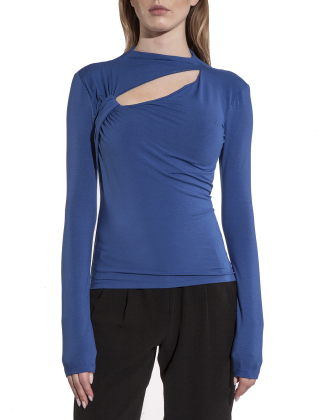 Bluzka damska 8M1666 J013 Niebieski