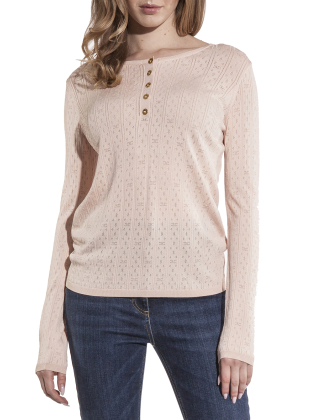 Sweter damski MK72S52E2 Różowy