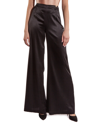 Spodnie damskie PA04242EF, Czarny