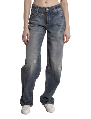 Jeansy damskie XW000056 AF12087 Niebieski