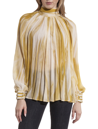 Bluzka damska CA12052E2 Żółty/Złoty