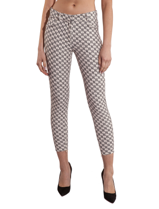 Spodnie damskie PA02041EF, Kremowy