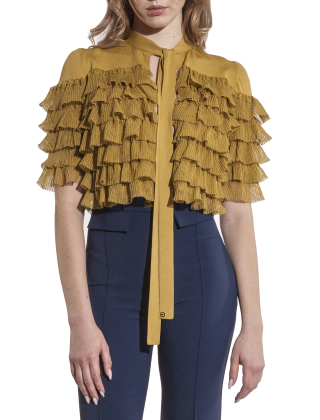 Bluzka damska MK77S52E2 Beżowy