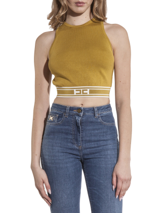 Top damski TK39S51E2 Żółty/Złoty