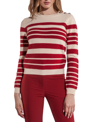 Sweter damski 8K0276 K249 Kolorowy