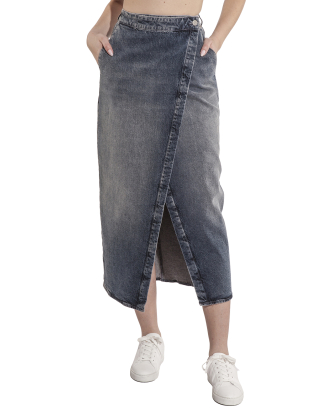 Spódnica XW001190 AF12871 Niebieski