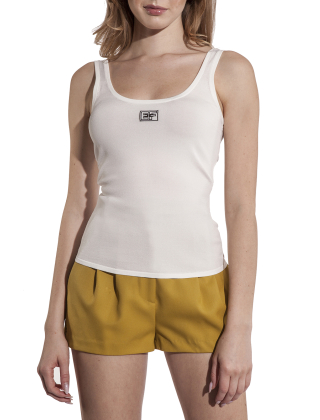 Top damski TK20B42E2 Biały