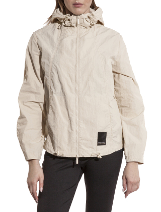 Kurtka damska 3DYB25 YN6QZ Beżowy