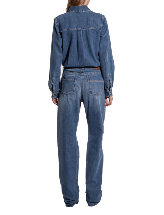 Elisabetta Franchi Kombinezon damski Rozmiar: XXL, Niebieski, TJ32I46E2