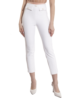 Spodnie damskie PA02841E2 Biały