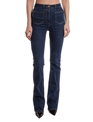 Jeansy damskie PJ74S46E2, Granatowy