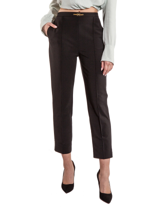 Spodnie damskie PA03041EF, Czarny