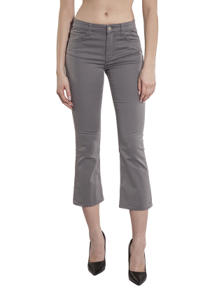 Jeansy damskie 3RYJ62 Y2VLZ Szary/Srebrny