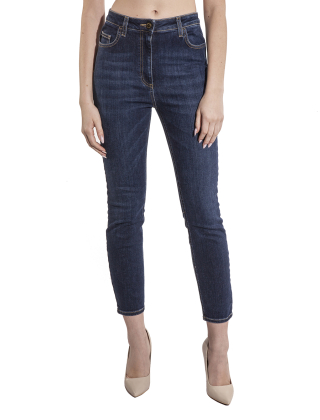 Jeansy damskie PJ53S41E2 Granatowy