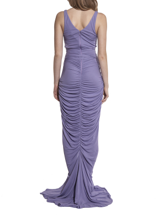 Sukienka wieczorowa AB59042E2 Fioletowy