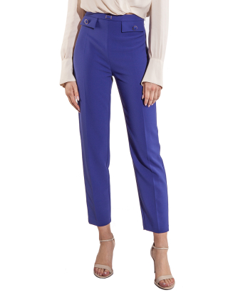 Spodnie damskie PA02841EF, Granatowy