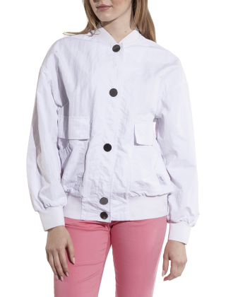 Kurtka damska 3RYB17 YN9GZ Biały