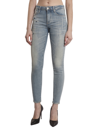 Jeansy damskie XW000123 AF12864 Niebieski