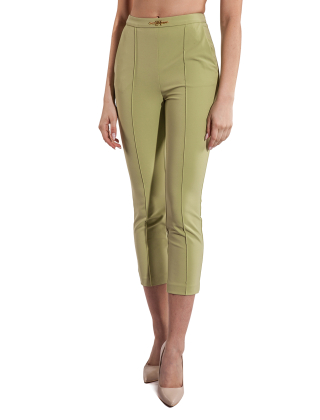 Spodnie damskie PA03041EF, Zielony