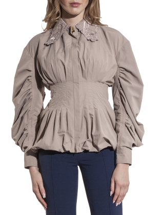 Bluzka damska GB00251E2 Beżowy