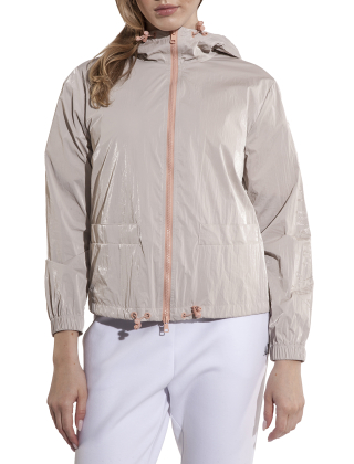 Kurtka damska 3RYB09 YN4GZ Beżowy