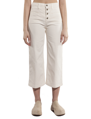Jeansy damskie UF3133 T3026 Kremowy