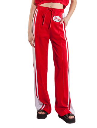 Spodnie damskie 105272 A2MD Czerwony