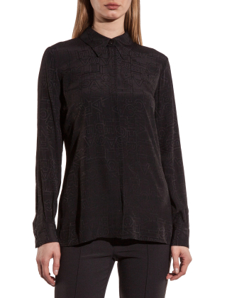 Elisabetta Franchi Koszula damska Rozmiar: XS, Czarny, CA08446E2