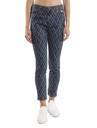 Jeansy damskie PJ16D36E2 Niebieski