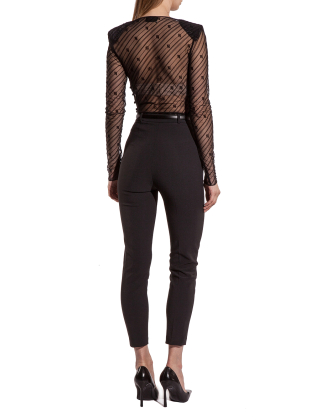 Elisabetta Franchi Kombinezon damski Rozmiar: XS, Czarny, TU02146E2