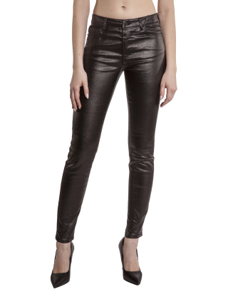 Jeansy damskie 3DYJ01 Y15JZ Czarny