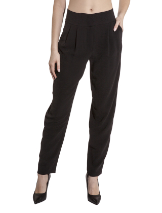 Spodnie damskie XW000434 AF10872 Czarny