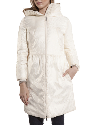 Płaszcz damski XW000211 AF10852 Kremowy