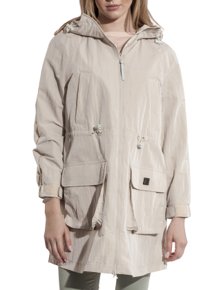 Płaszcz damski XW000215 AF10853 Beżowy