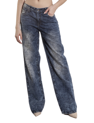 Jeansy damskie XW000056 AF12850 Niebieski