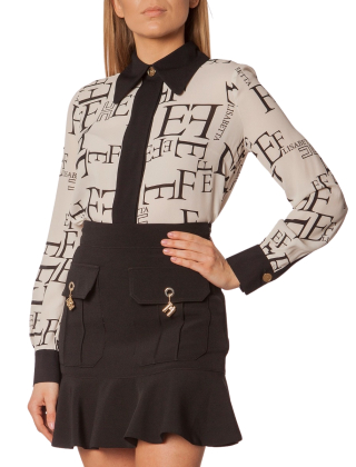 Koszula damska CA31911 beżowa
