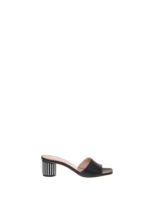 Pollini Klapki damskie SA28095M1OTER000, Czarny