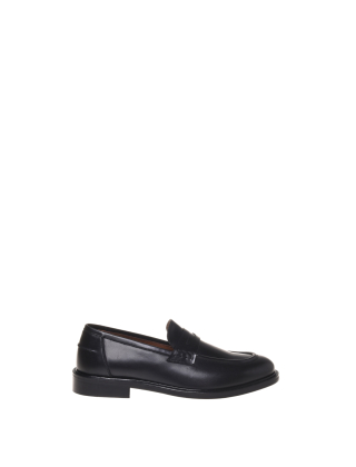 Pollini Loafersy męskie SB10322M1OUA0000, Czarny