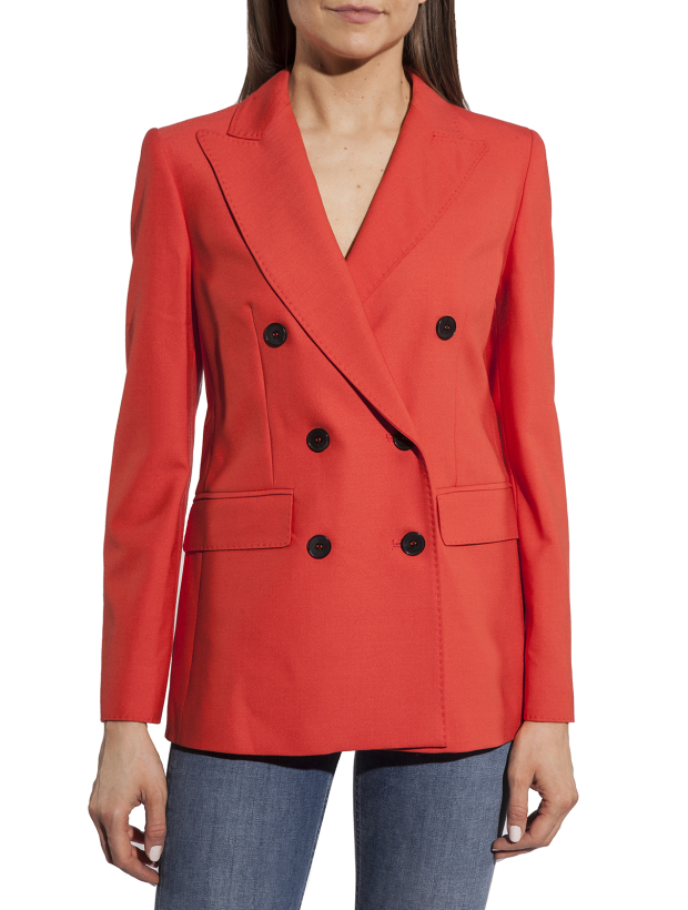 Marella Marynarka damska 30460926, Czerwony, Rozmiar: XXXL